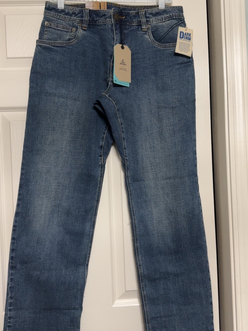 prAna Men’s Jeans 31x32 Straight Leg Stretch Denim NWT